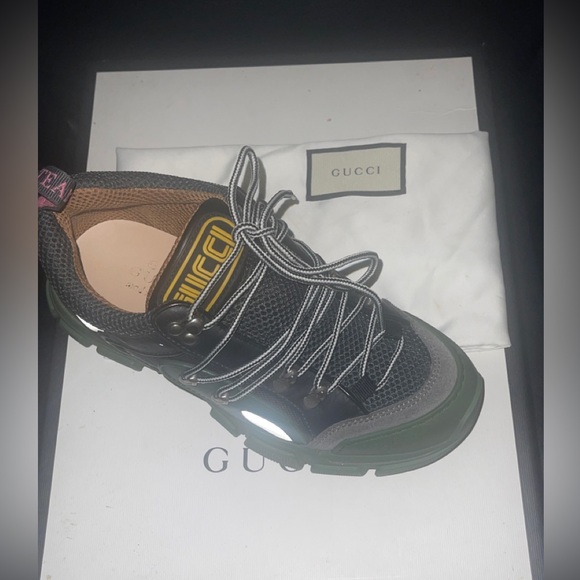 Gucci flash trek green sneaker - Picture 11 of 13